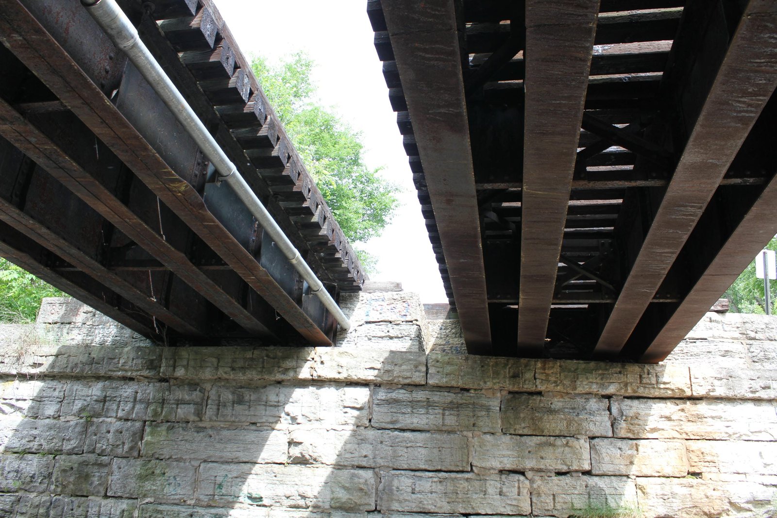 Under bridge